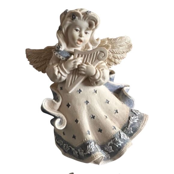 Sarah's Angels -“Child Angel With Harp” Figurine - 4”  ***Item: HH012 - Picture 1 of 4